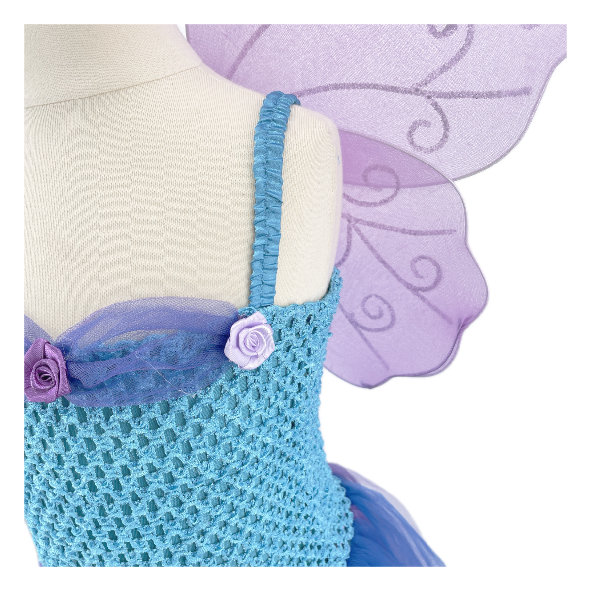 Fée Mélusine zoom top crochet