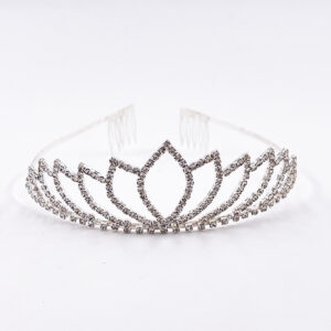 Diadème epi strass en sachet organza