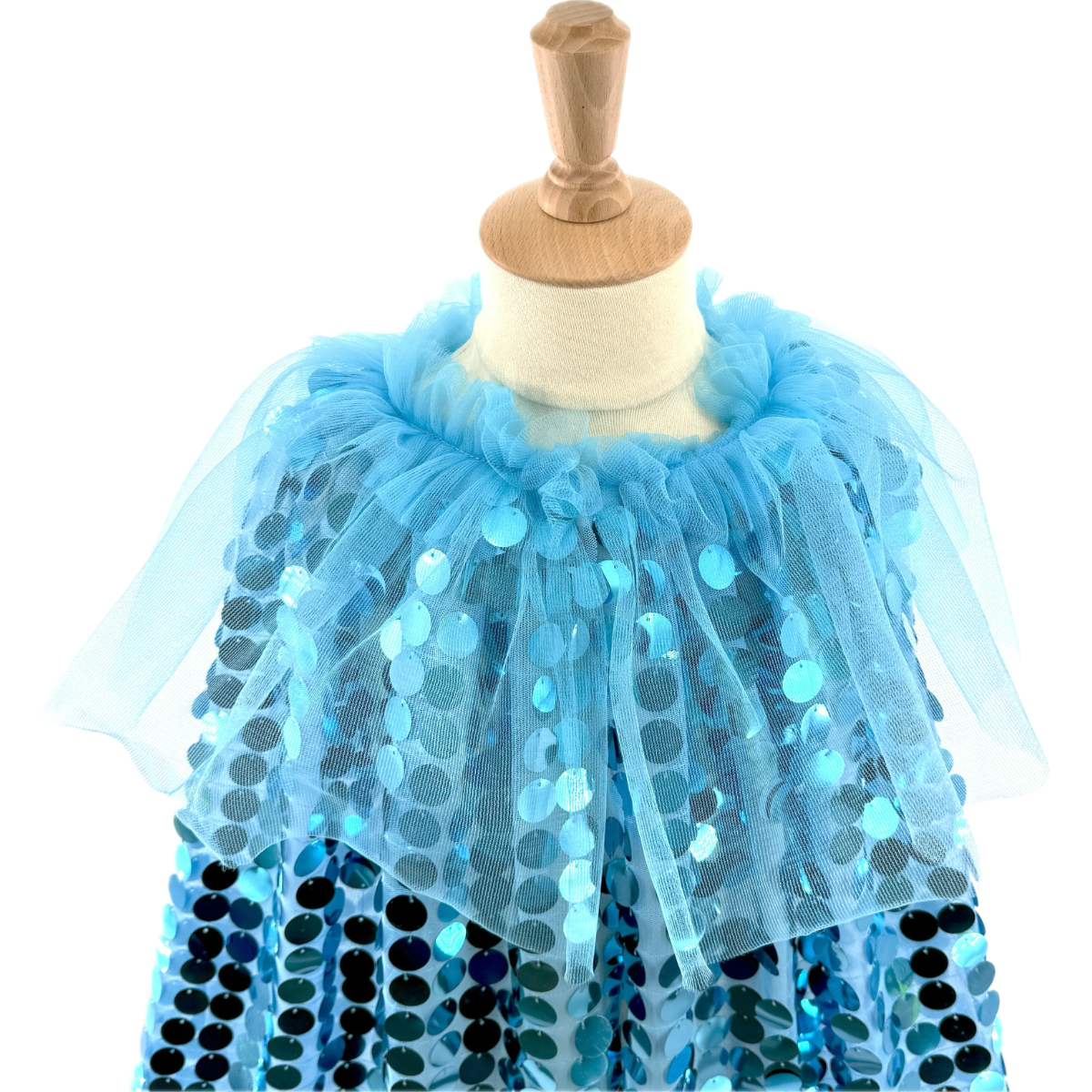 Cape à sequins bleue Galaxia – Image 3
