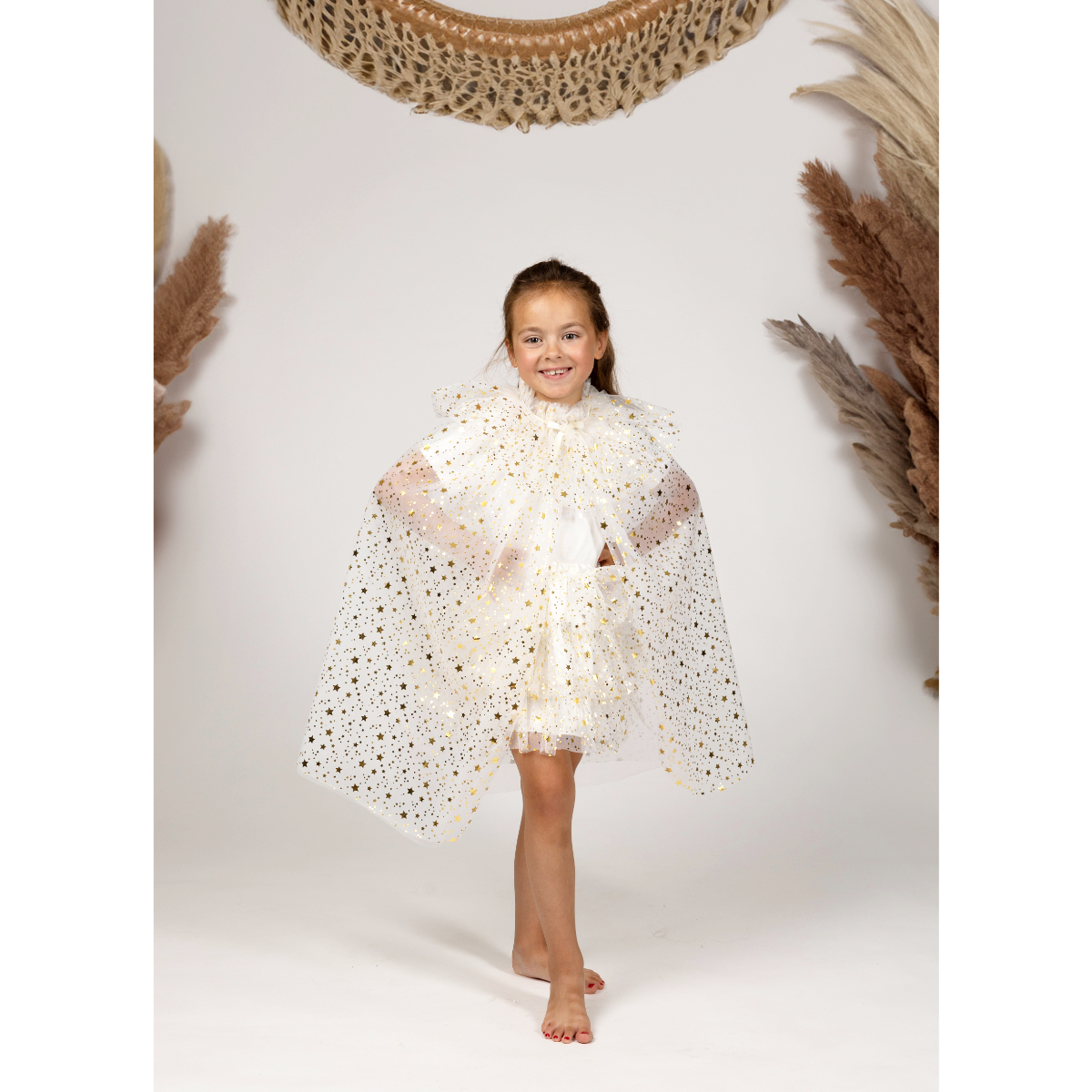 Robe Bébé Fille Youngland - Taille 18 Mois, Ivoire/or, Dentelle Et Tutu, Occasion TB
